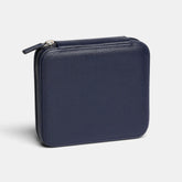 Mare: Blue Leather Watch Case for 4 Watches