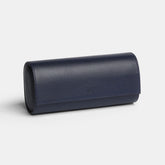 Mare: Roll Blue Leather Watch Holder for 3 Watches