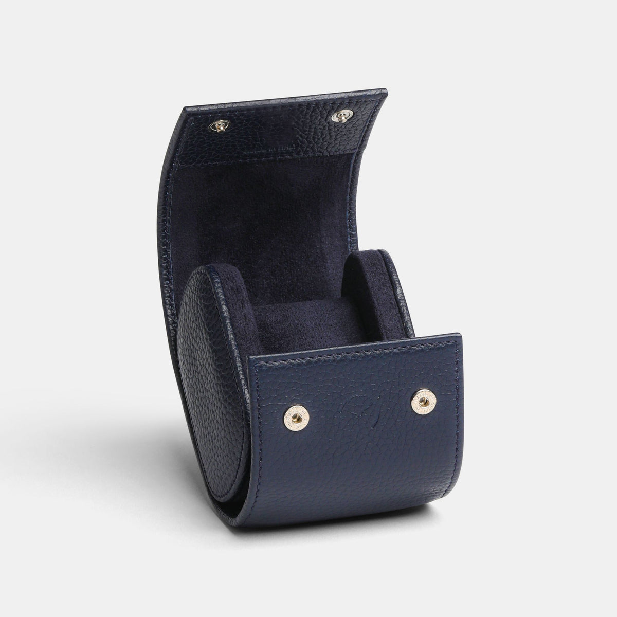 Mare: Blue Leather Watch Roll for 1 Watch