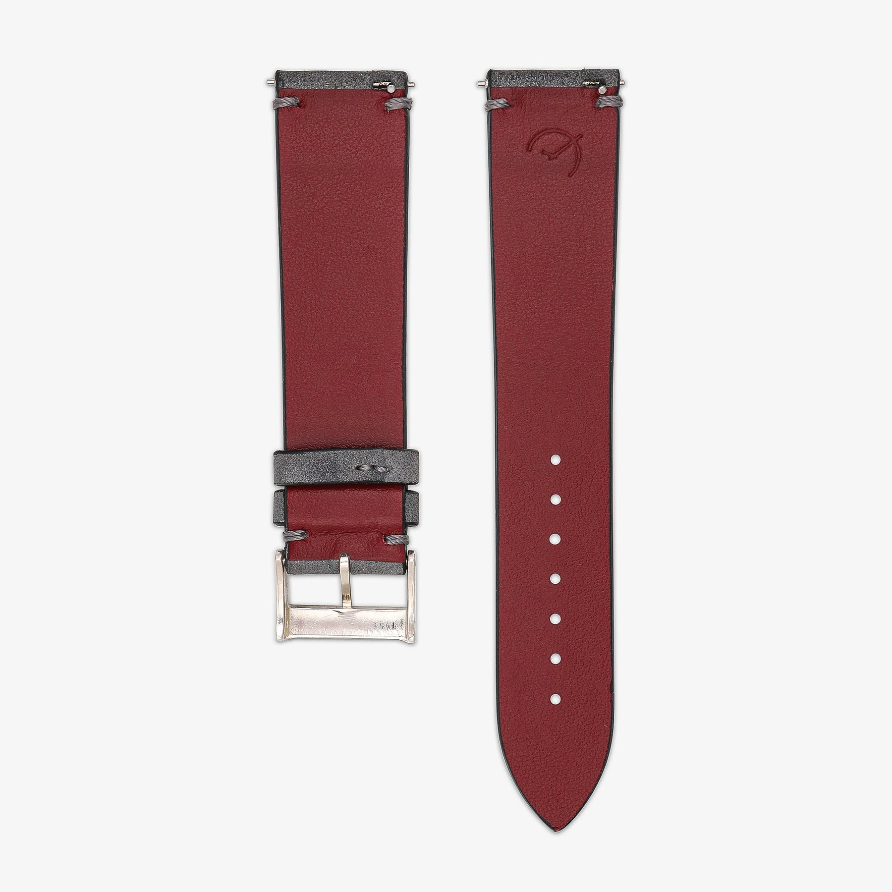 Asphalt: Dark Gray Kudu Leather Strap