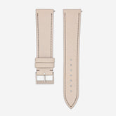 Astronaut: White Saffiano Leather Strap