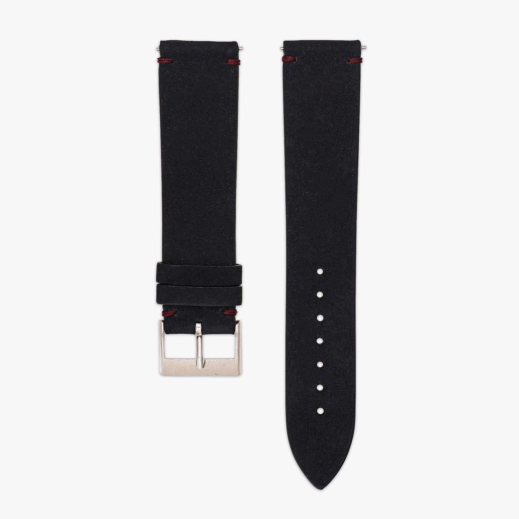 Black Knight: Black Kudu Leather Strap with Red Dots