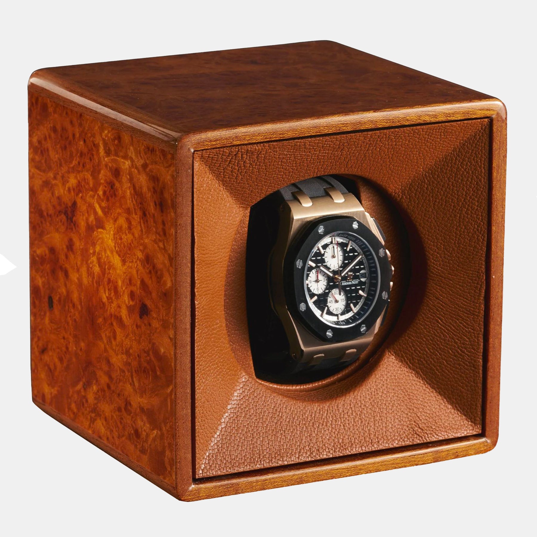 Tempo Unico Briar: Winder for Automatic Watches