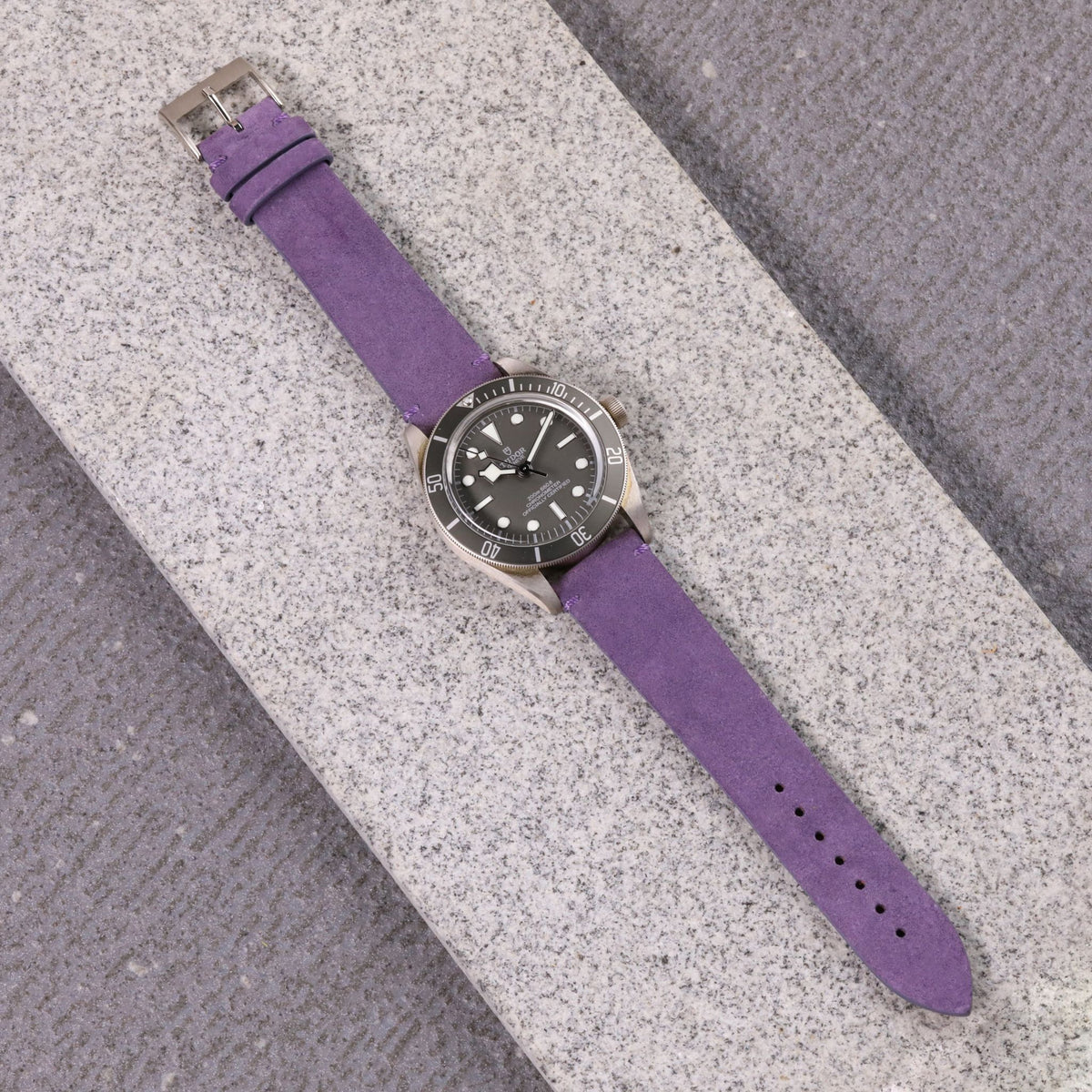 Make it fun: Purple Kudu Leather Strap