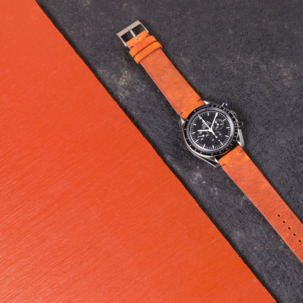 Savana: Orange Kudu Leather Strap