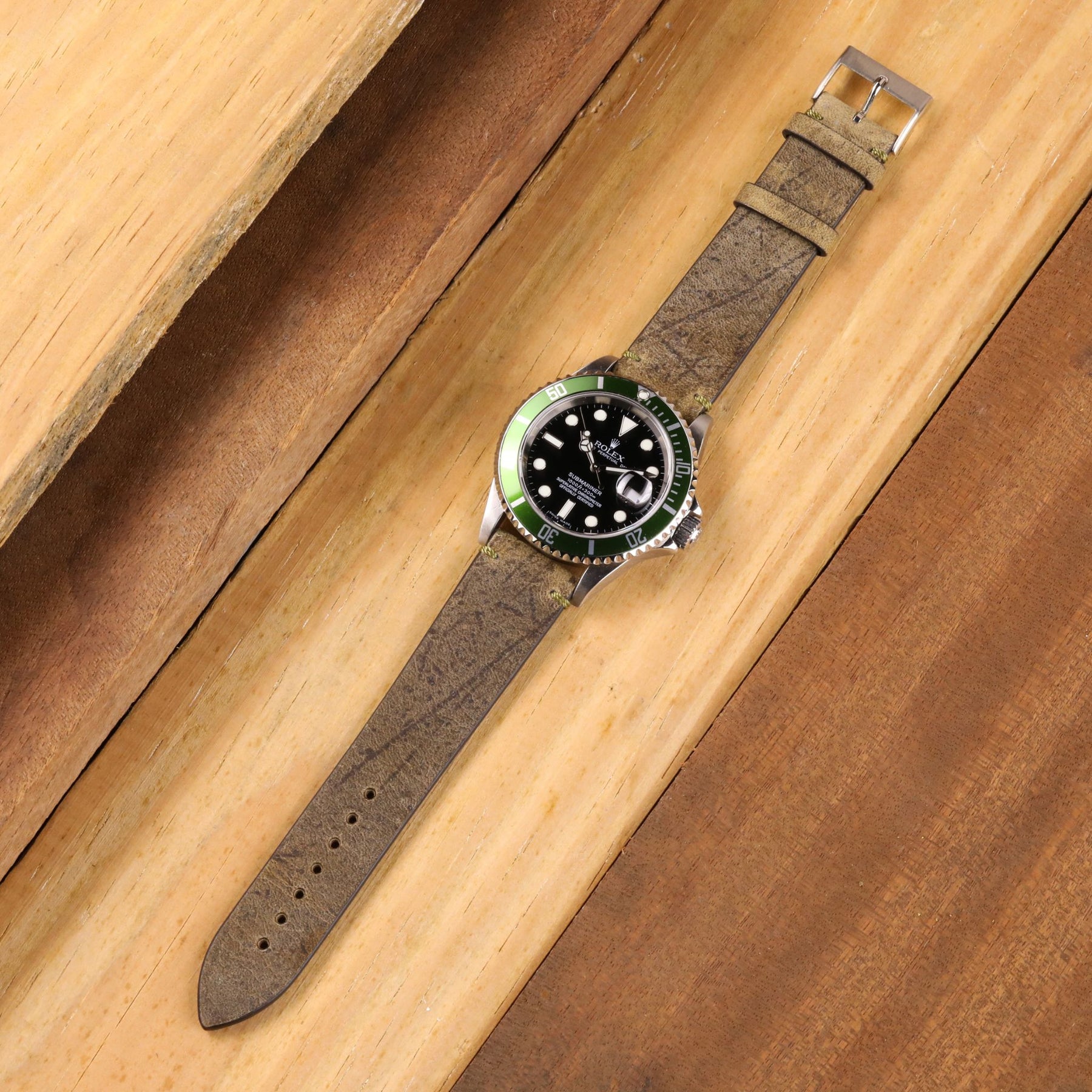 Rambo: Forest Brown Kudu Leather Strap
