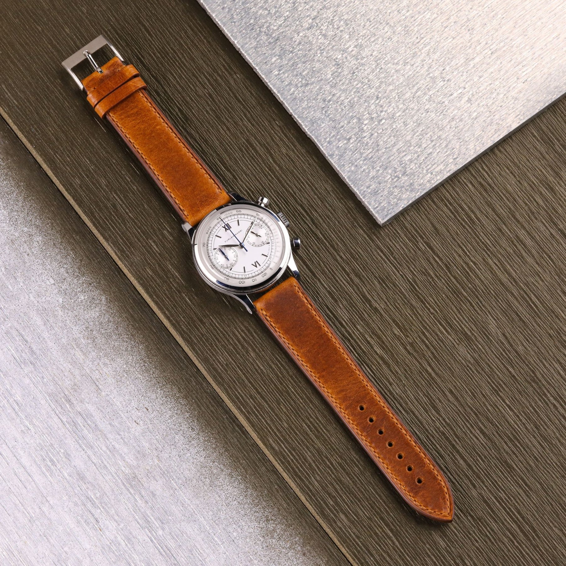 Caramello: Caramel-colored Kudu leather strap