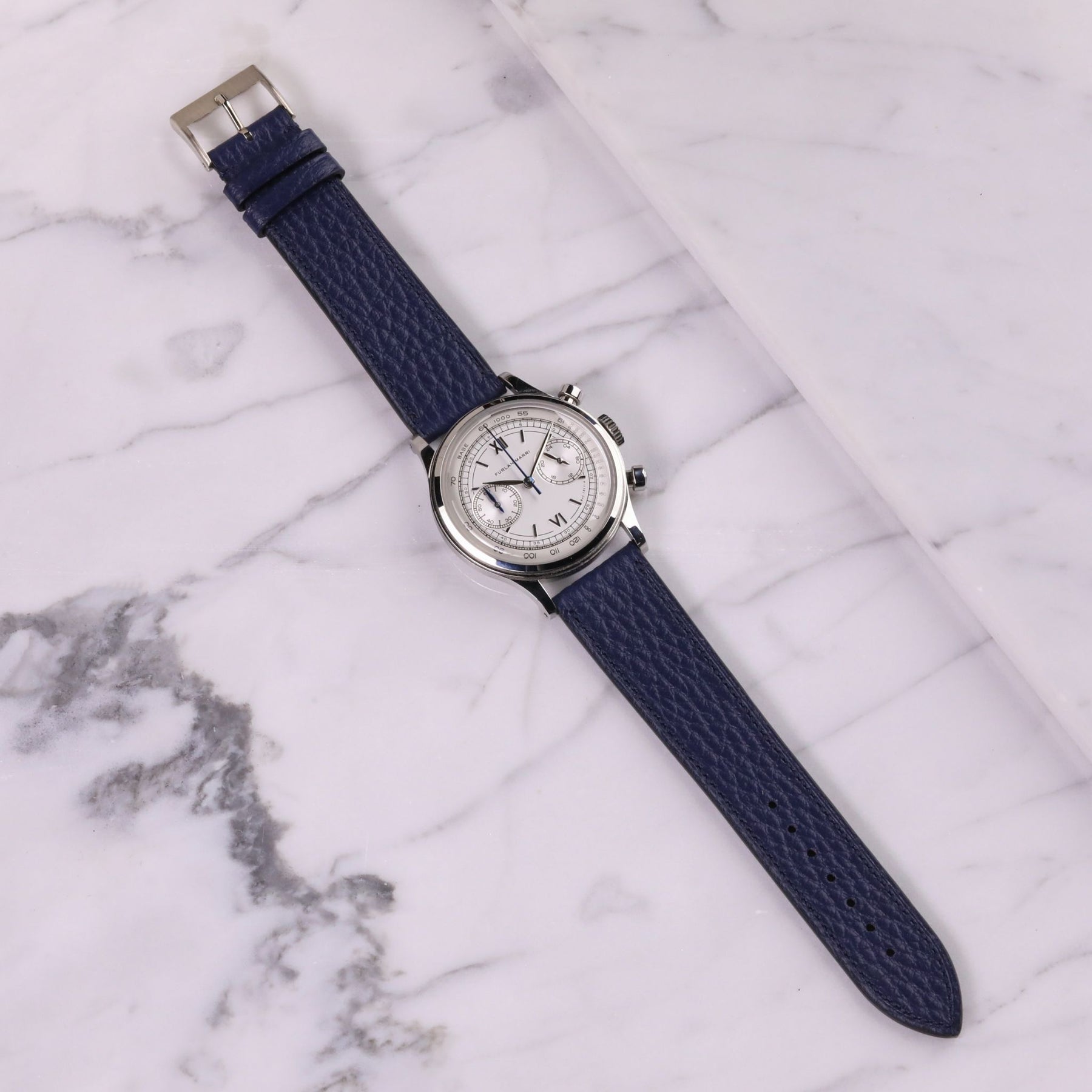 Immersione: Blue Grained Calfskin Strap