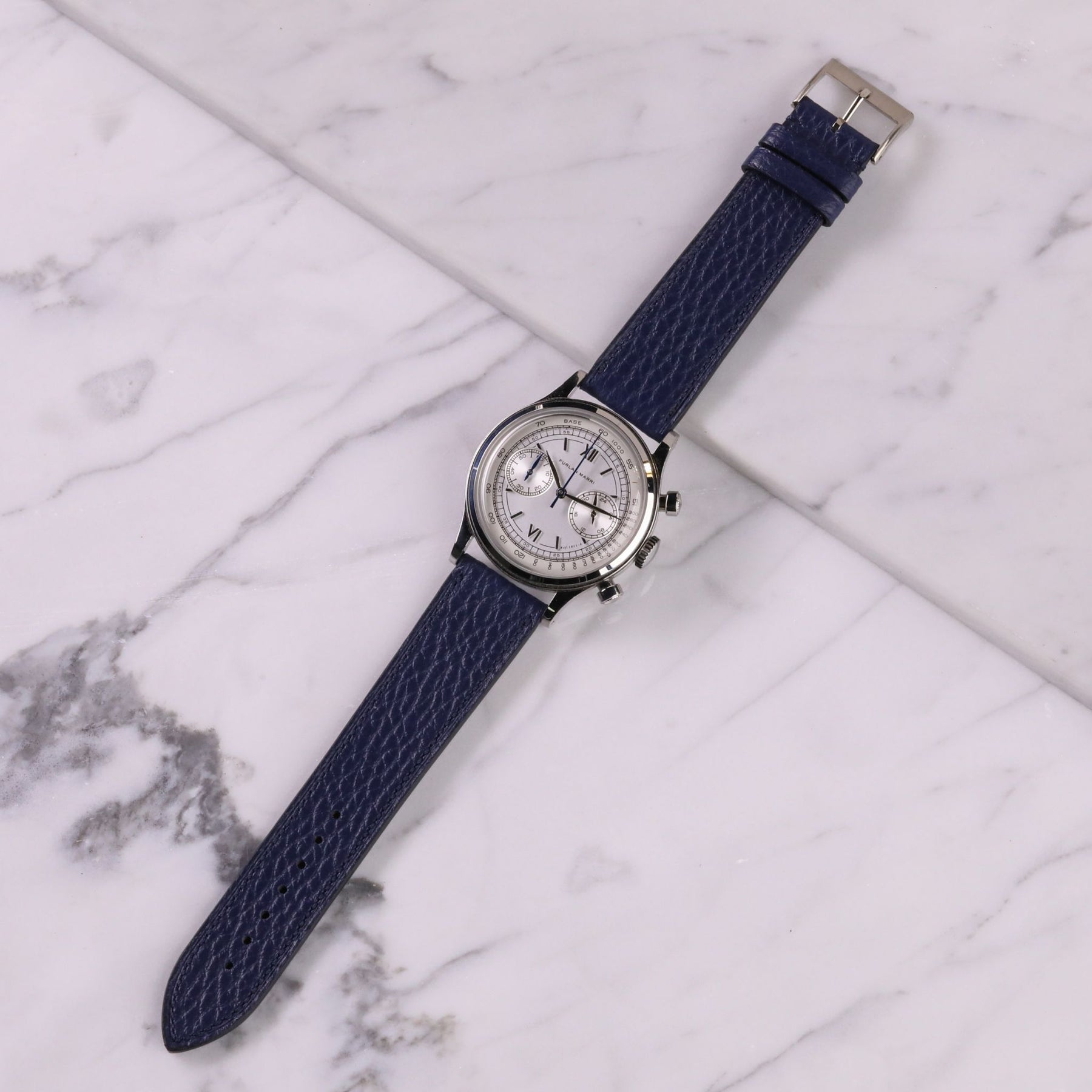 Immersione: Blue Grained Calfskin Strap