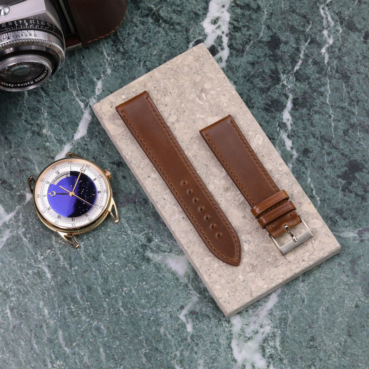 Apulia: Brown Cordovan Strap