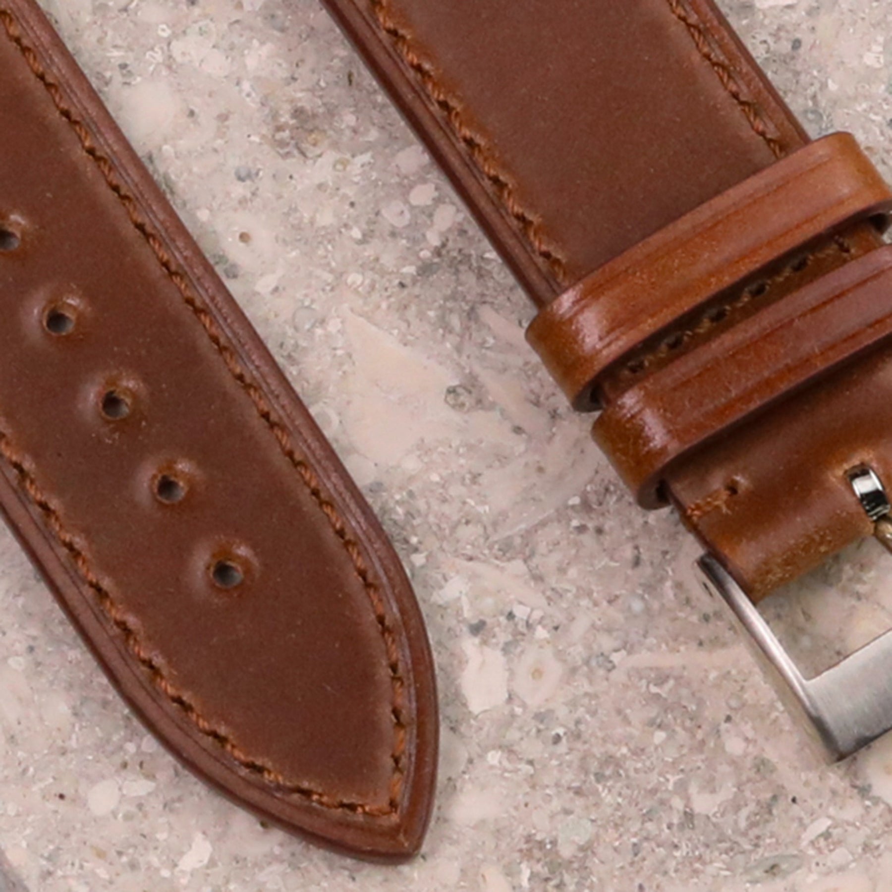 Apulia: Brown Cordovan Strap