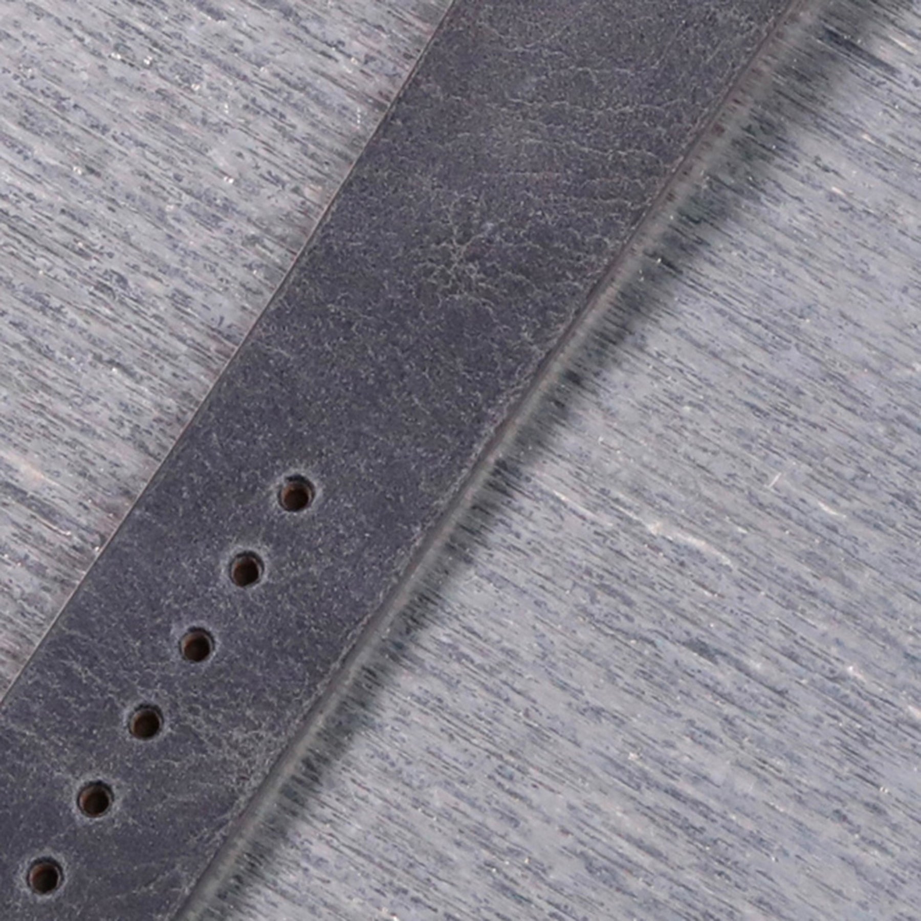 Asphalt: Dark Gray Kudu Leather Strap