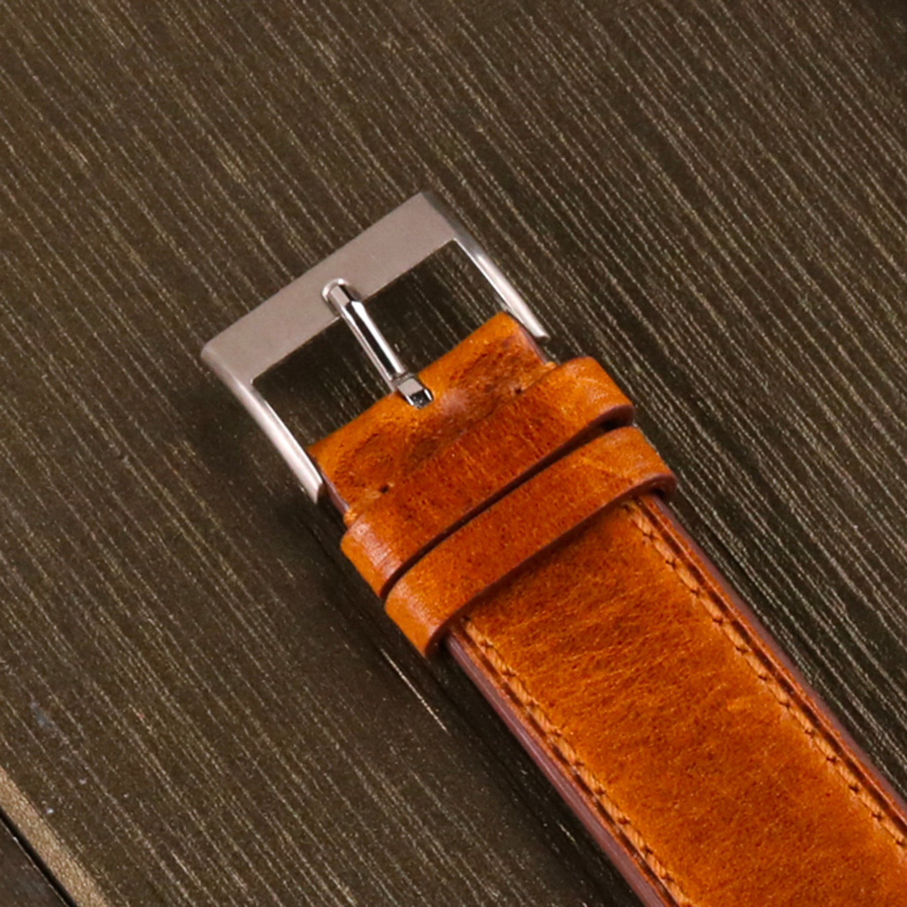 Caramello: Caramel-colored Kudu leather strap