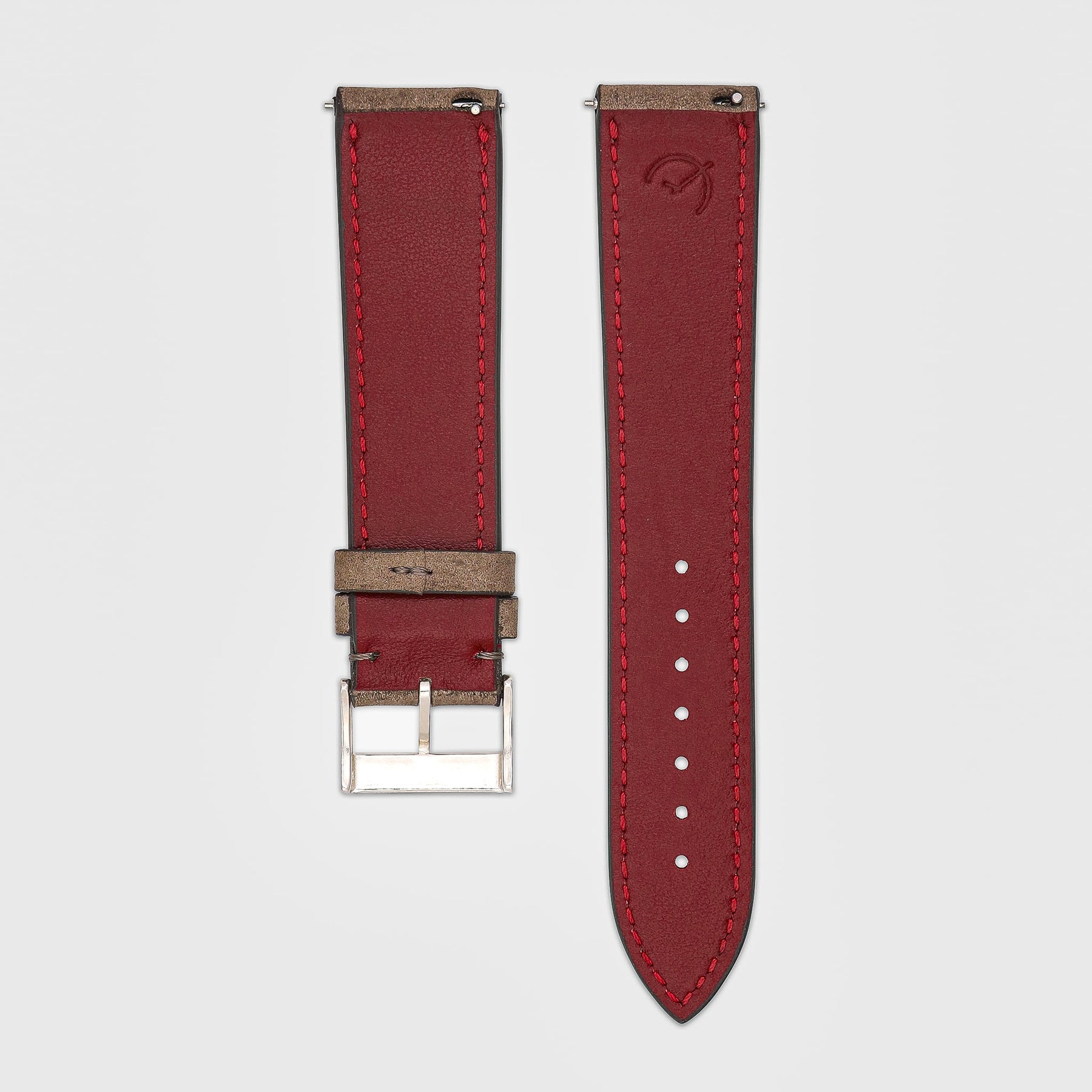 Coral: Taupe Kudu Leather Strap