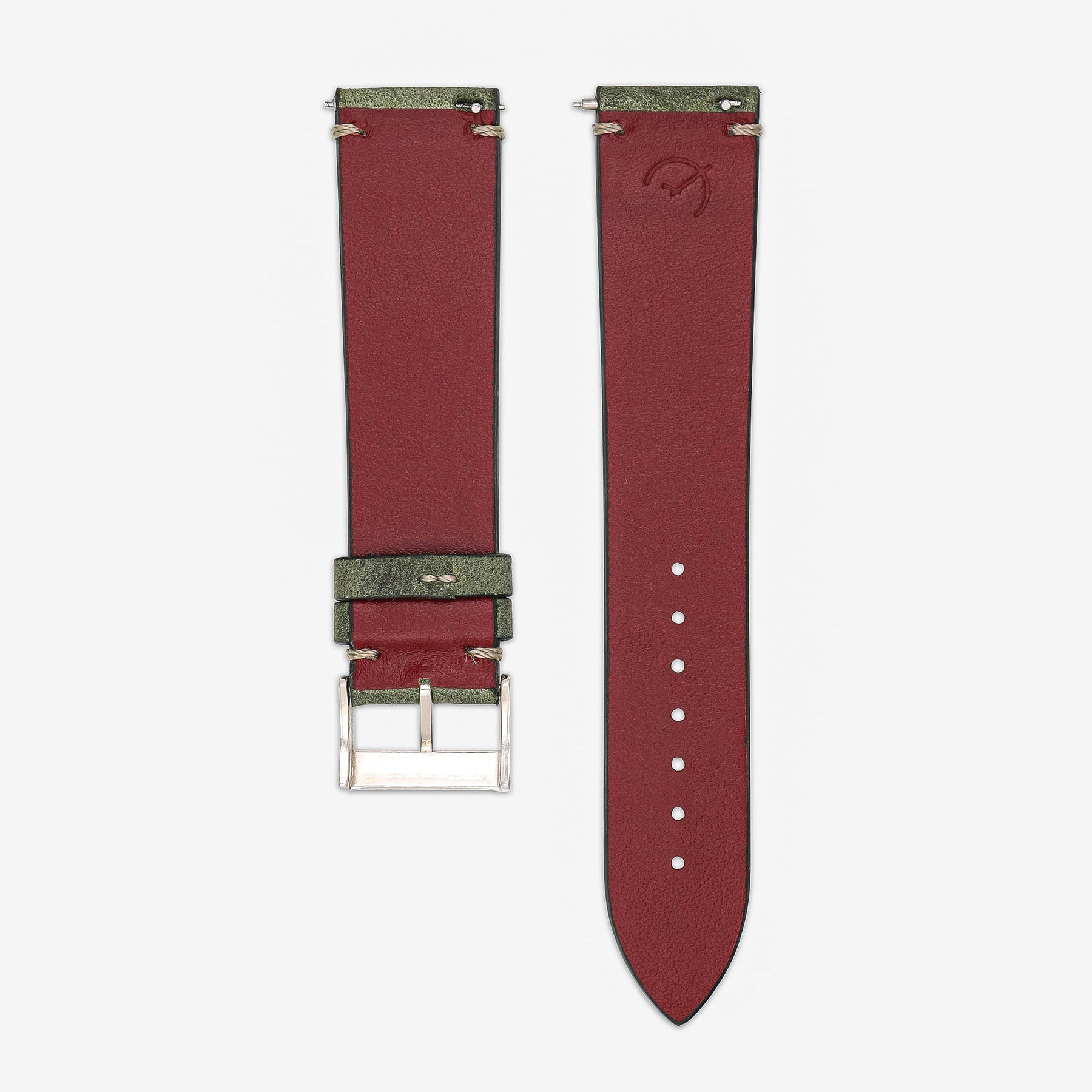 Selva: Green Kudu Leather Strap