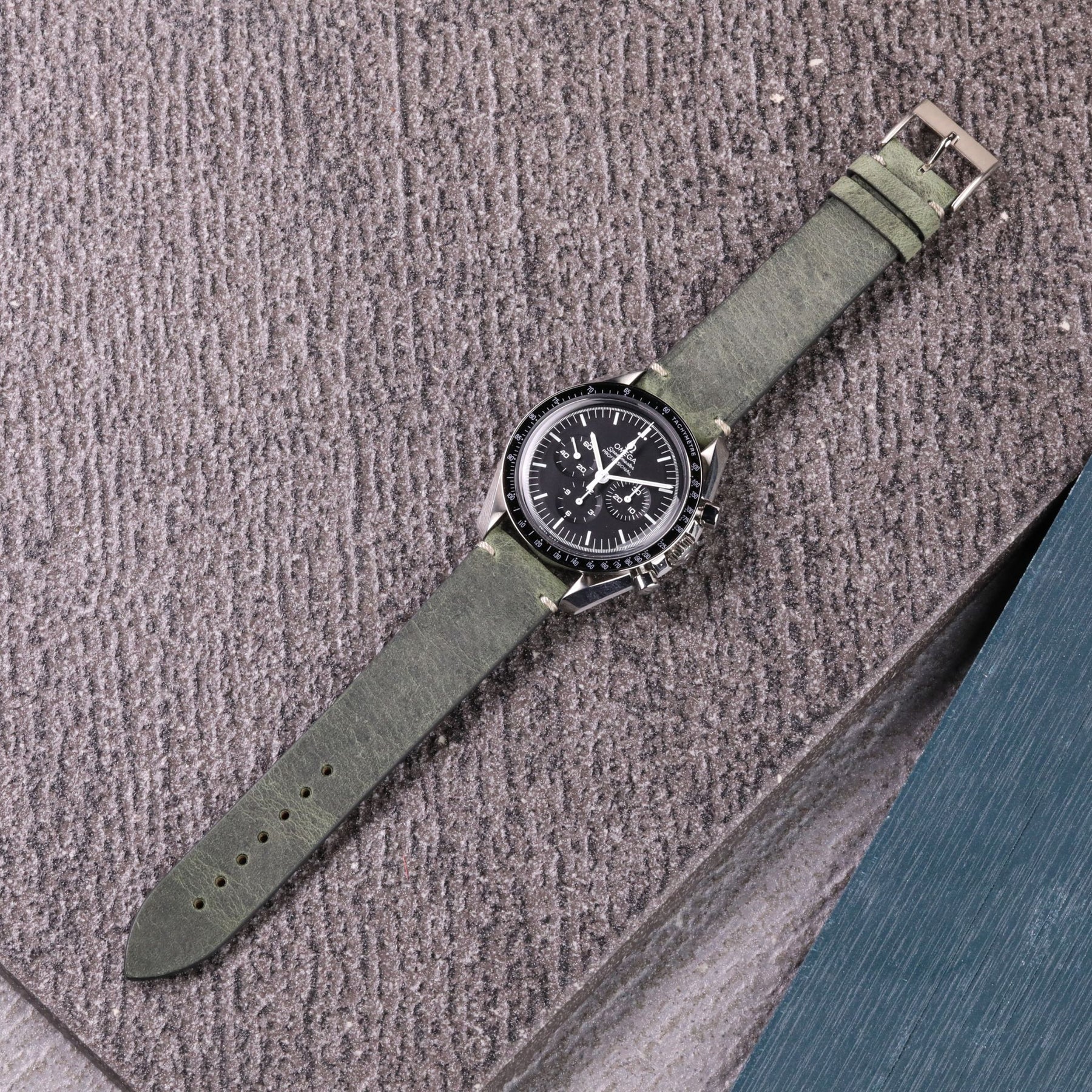 Selva: Green Kudu Leather Strap